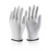 POLYESTER KNITTED LINER GLOVE WHITE 